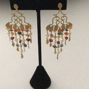 BEAUTIFUL CHANDELIER PIERCED EARRINGS